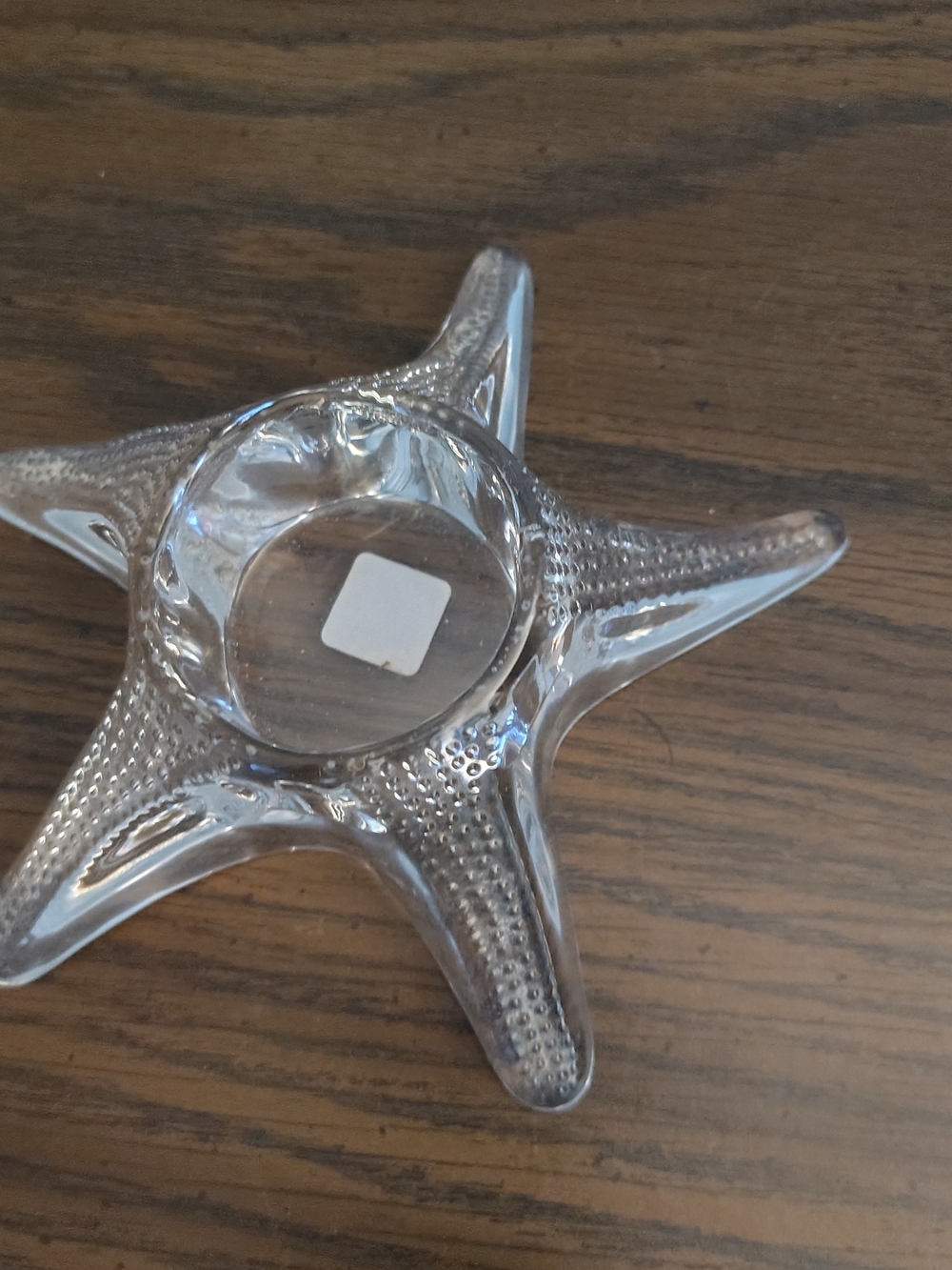 Clear Glass Starfish Accent Bowl - Home Accents